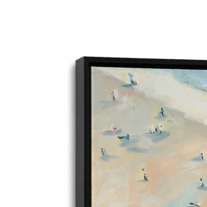 [Color:Satin Black], Picture of art in a Satin Black frame at an angle