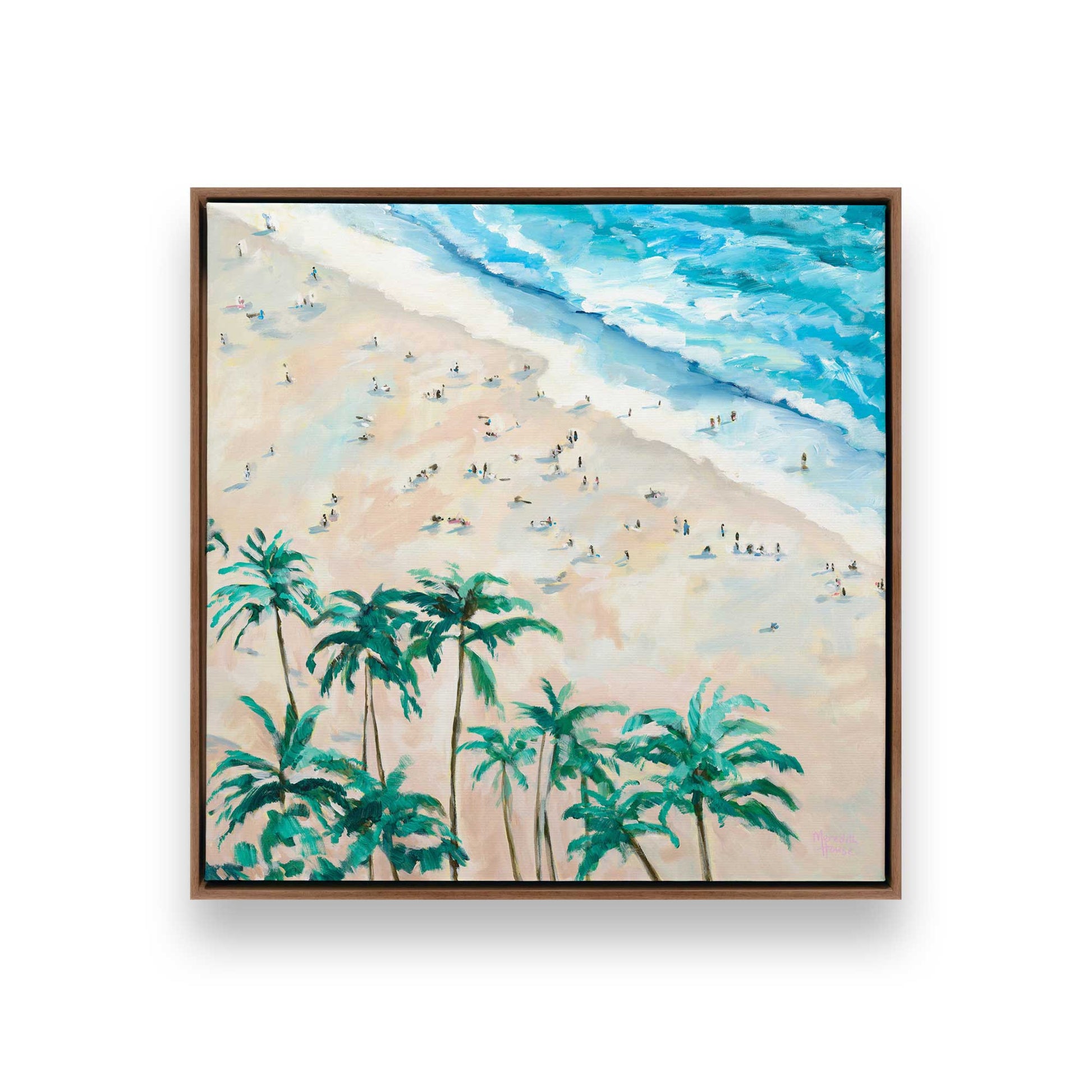 [Color:Walnut], Picture of art in a Walnut frame