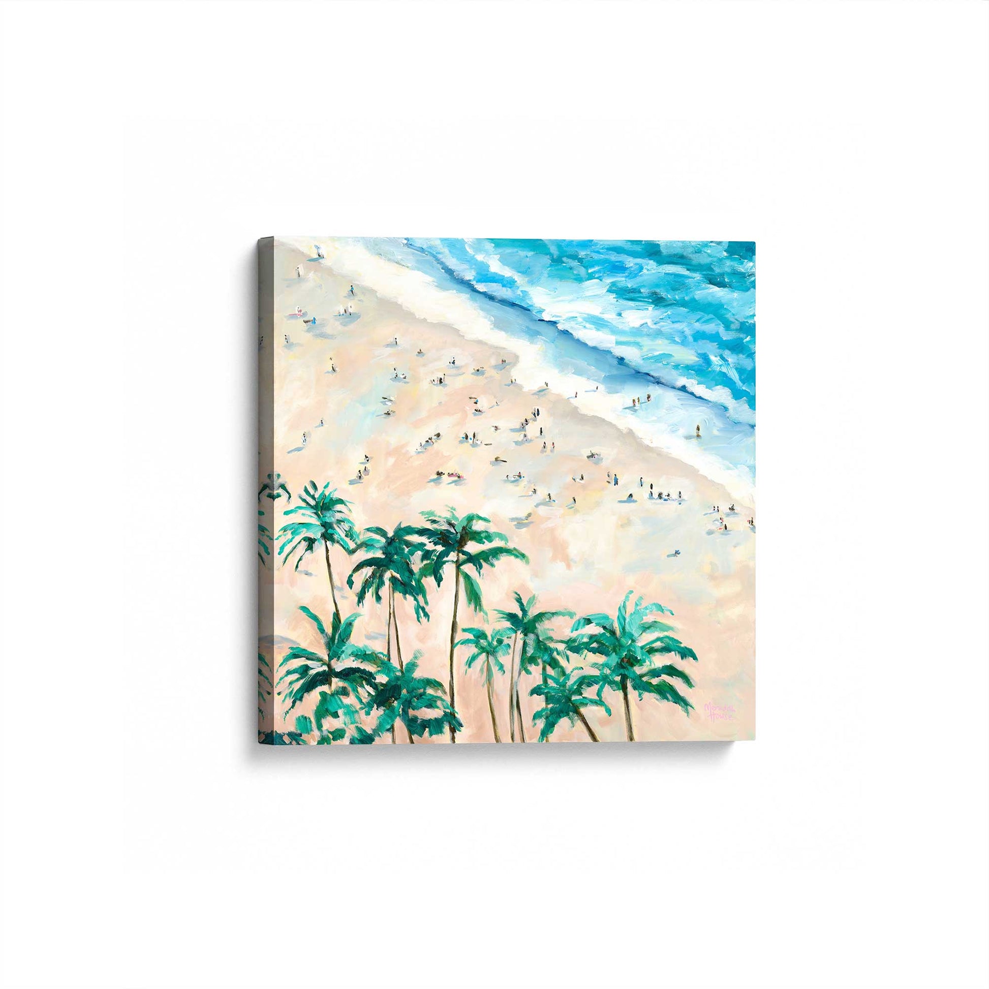 [Color:Stretched Canvas], Picture of art at an angle