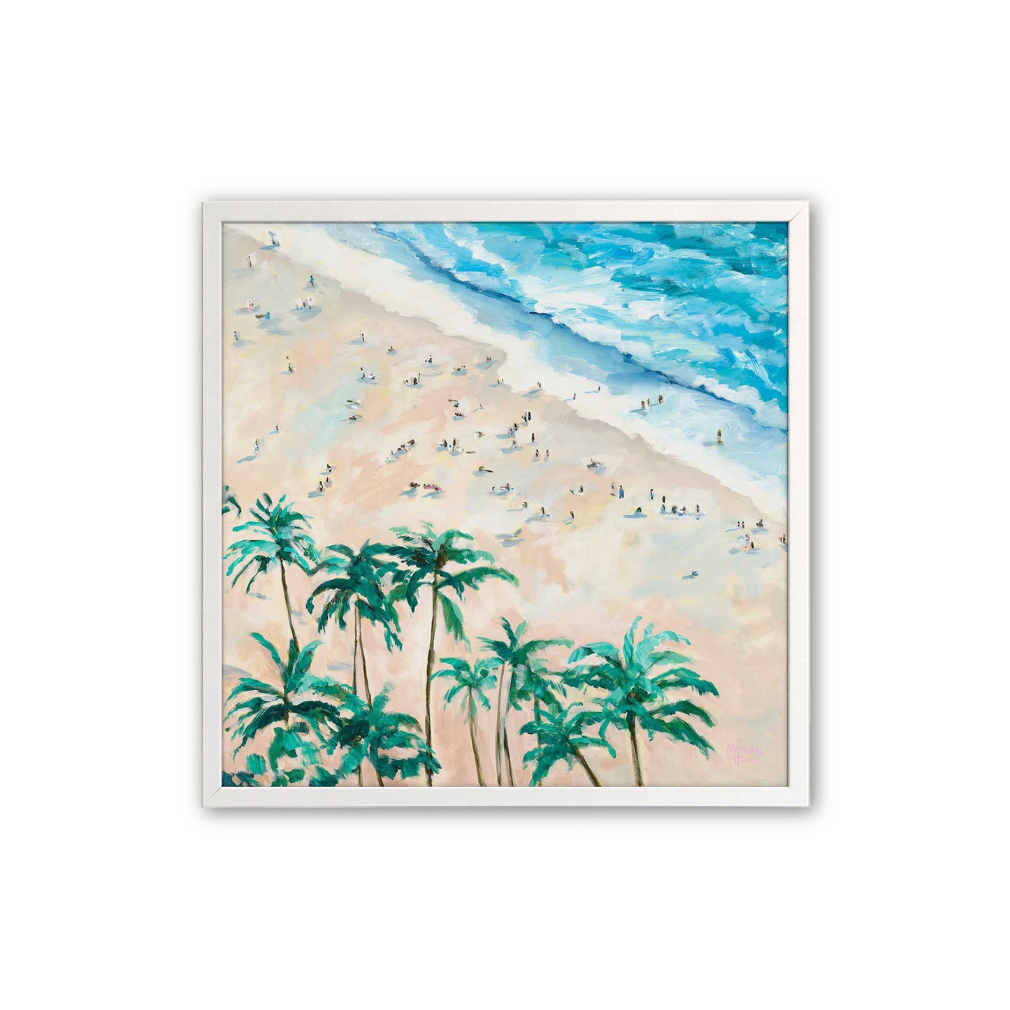 [Color:Opaque White], Picture of art in a Opaque White frame