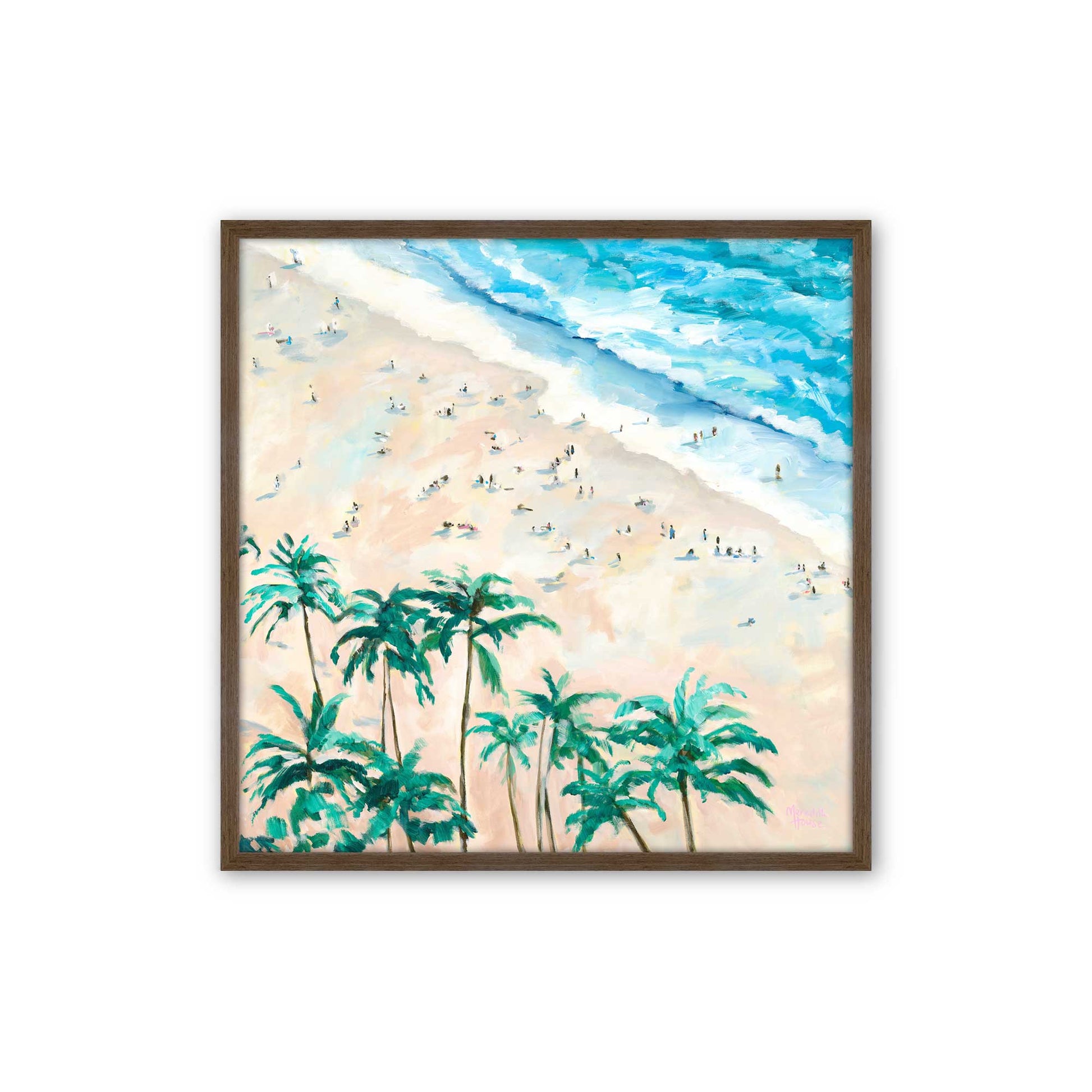 [Color:Walnut], Picture of art in a Walnut frame