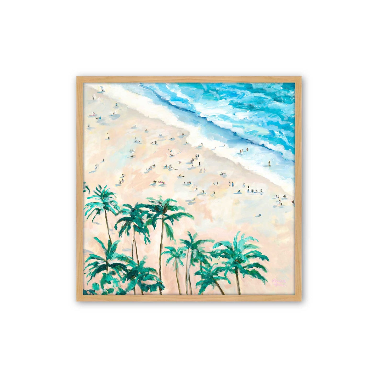[Color:American Maple], Picture of art in a American Maple frame