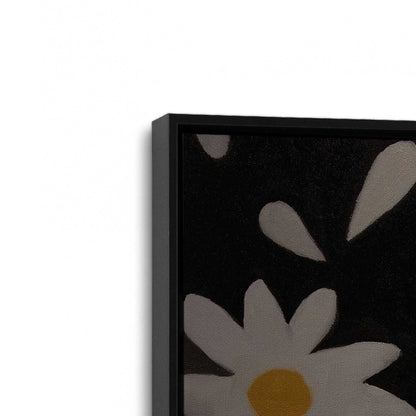 [Color:Satin Black], Picture of art in a Satin Black frame at an angle