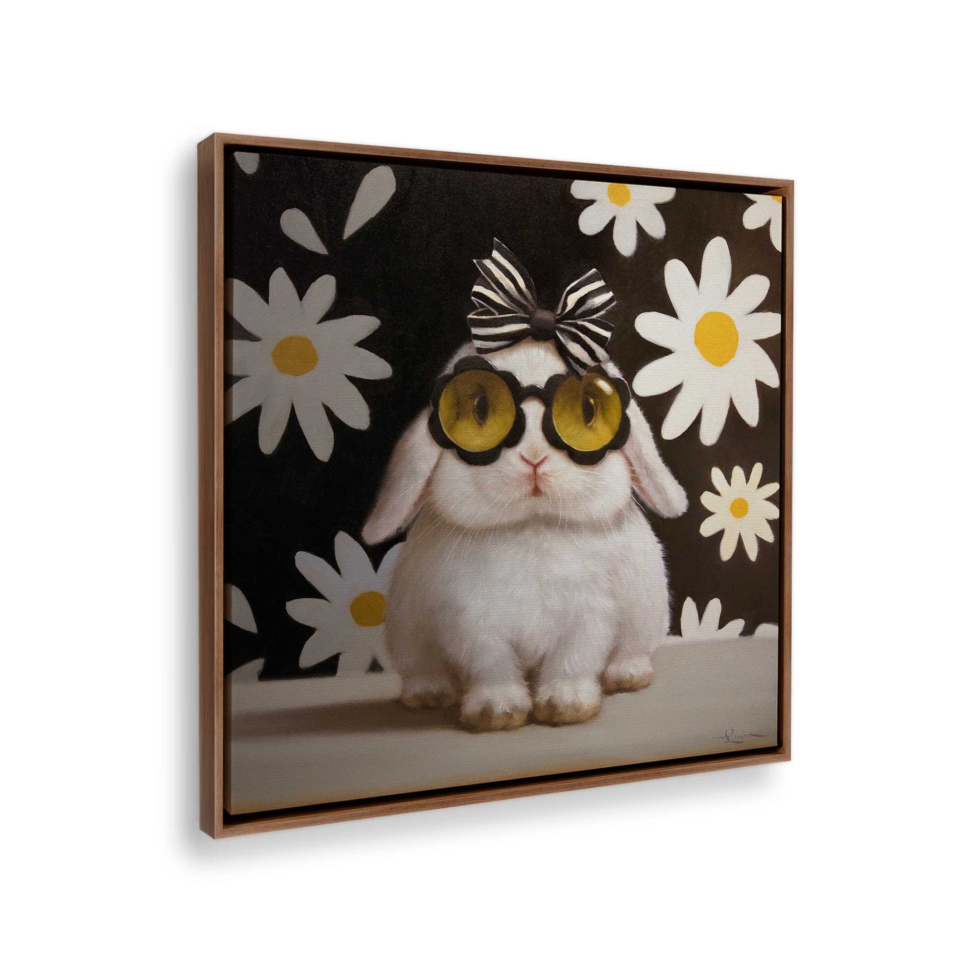 [Color:Walnut], Picture of the corner of the art