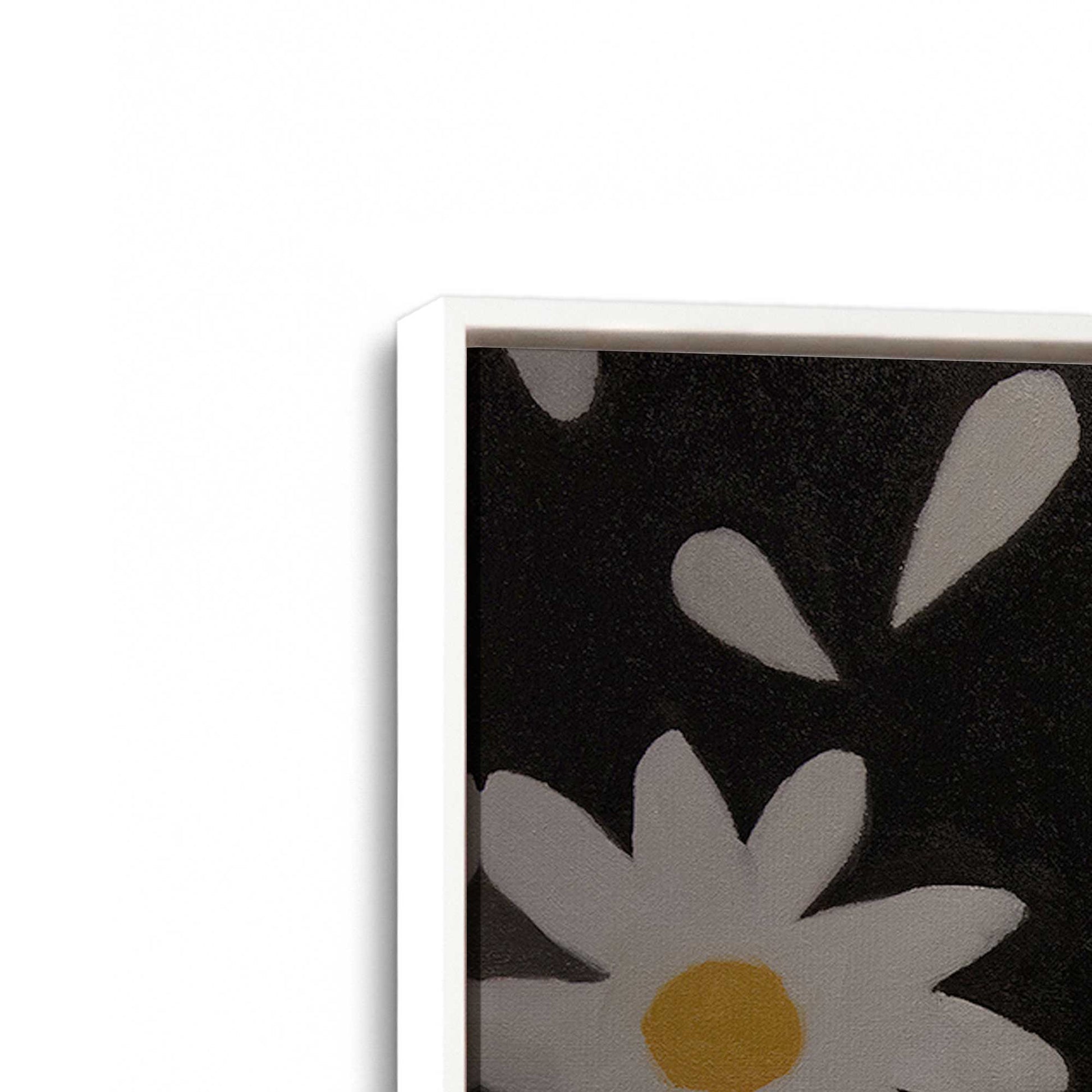 [Color:Opaque White], Picture of art in a White frame at an angle