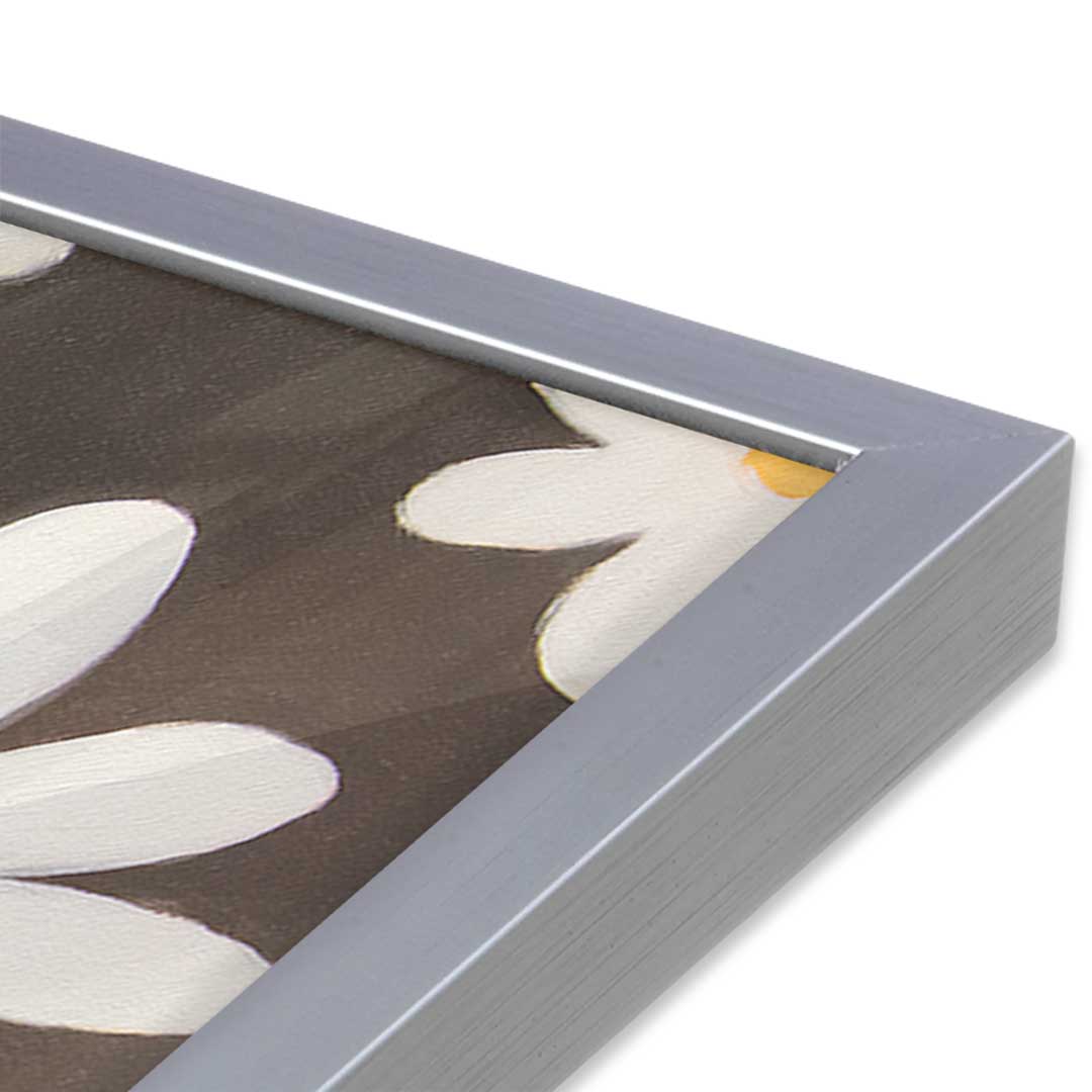 [Color:Polished Chrome], Picture of art in a Polished Chrome frame at an angle