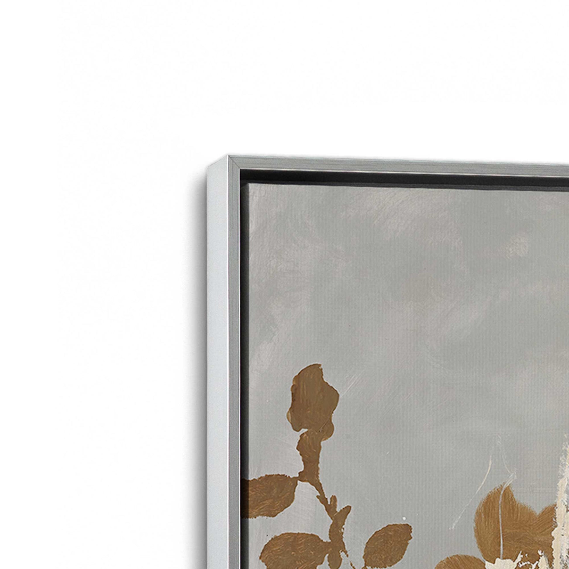 [Color:Polished Chrome], Picture of art in a Polished Chrome frame at an angle