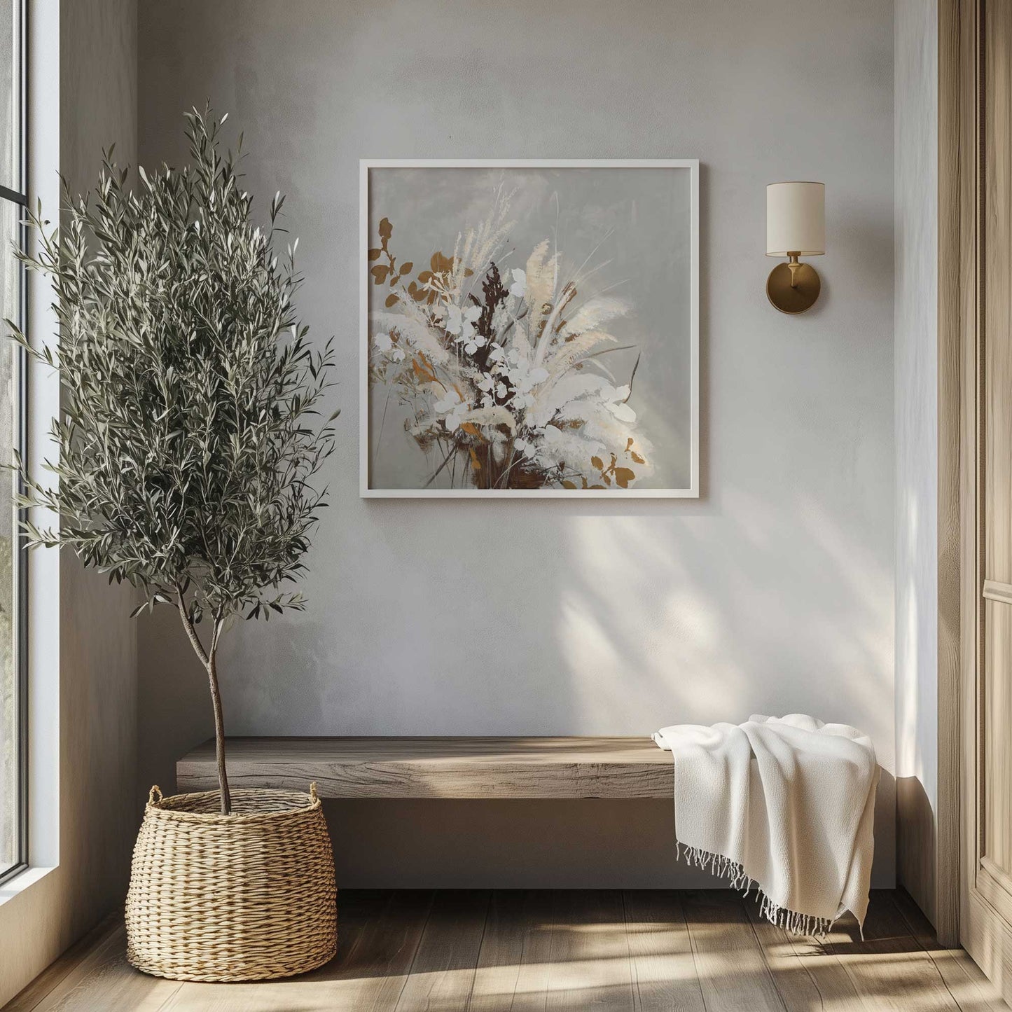 Picture of art in a room