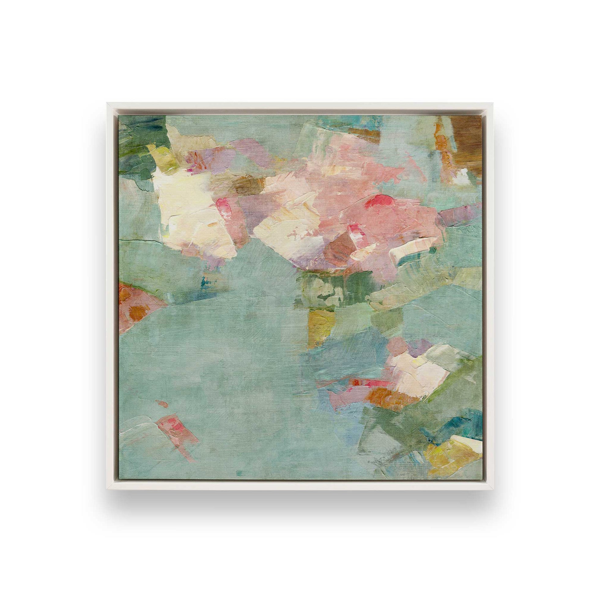[Color:Opaque White], Picture of art in a White frame