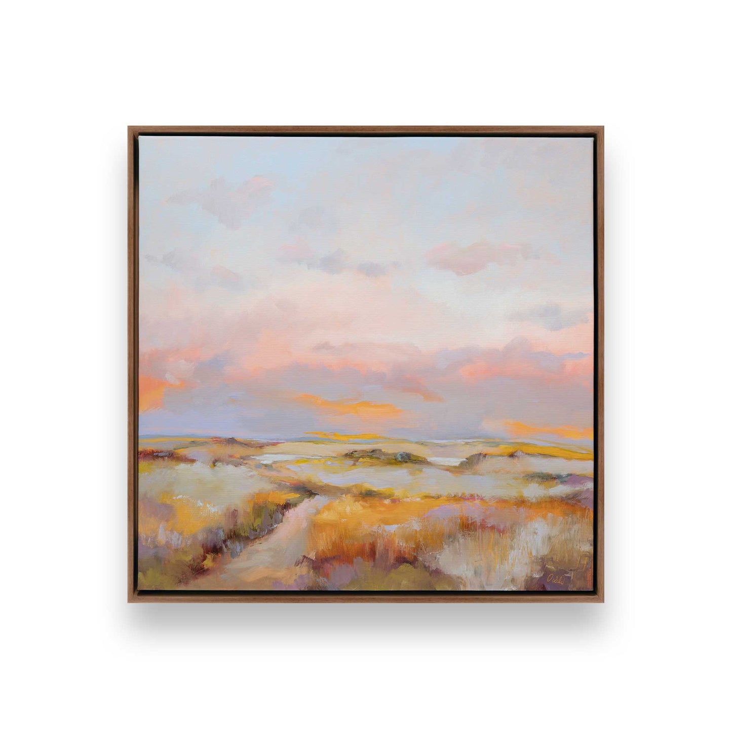 [Color:Walnut], Picture of art in a Walnut frame