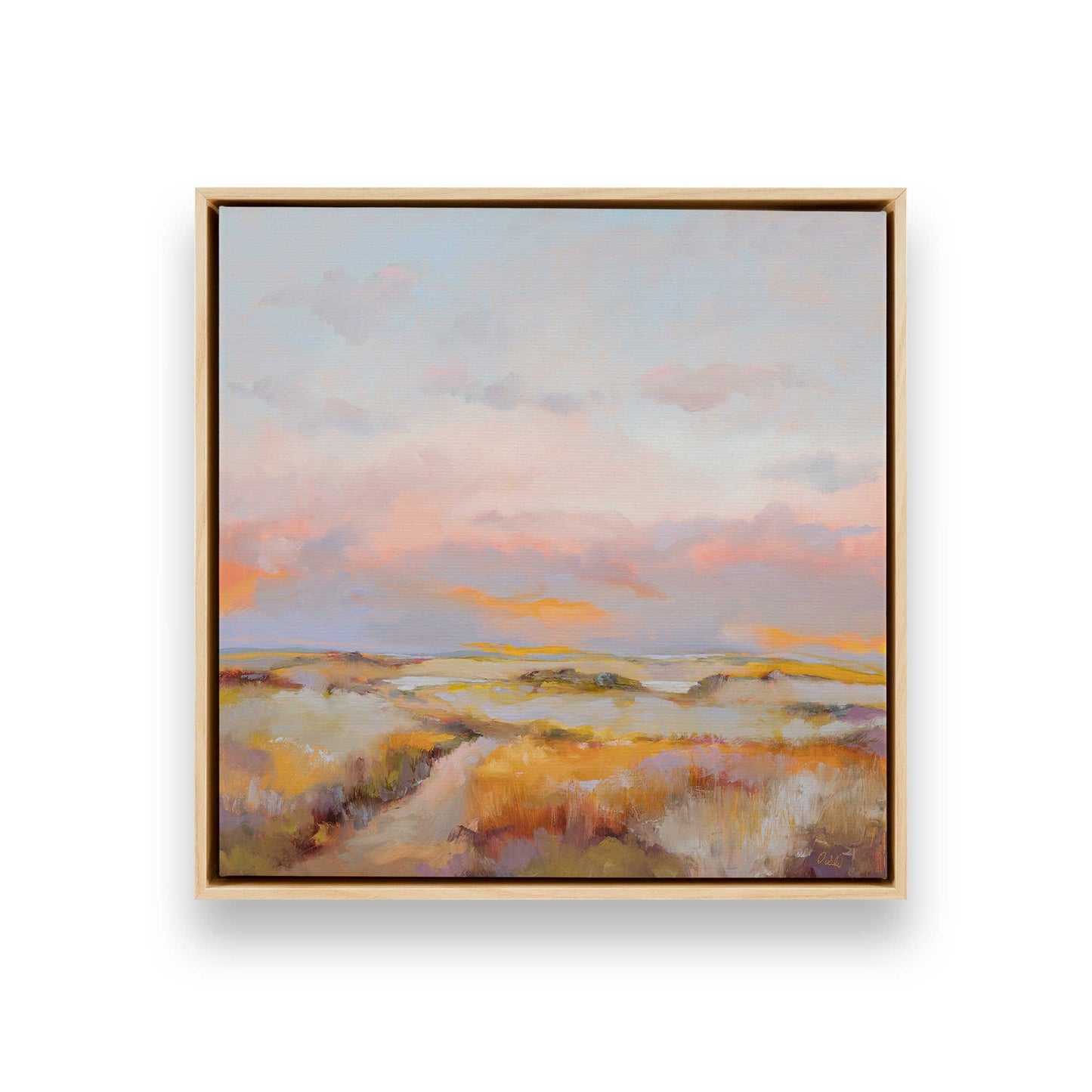 [Color:American Maple], Picture of art in a American Maple frame