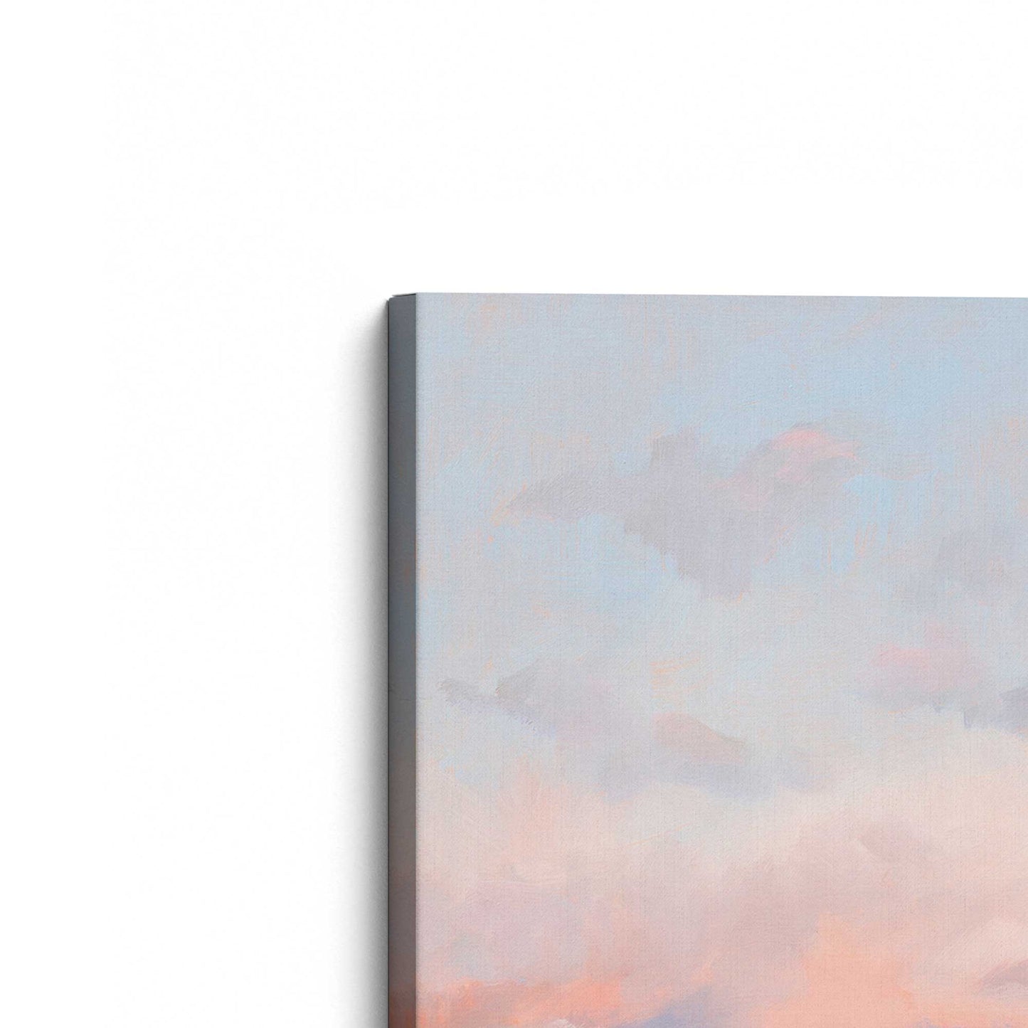 [Color:Stretched Canvas], Picture of the corner of the art