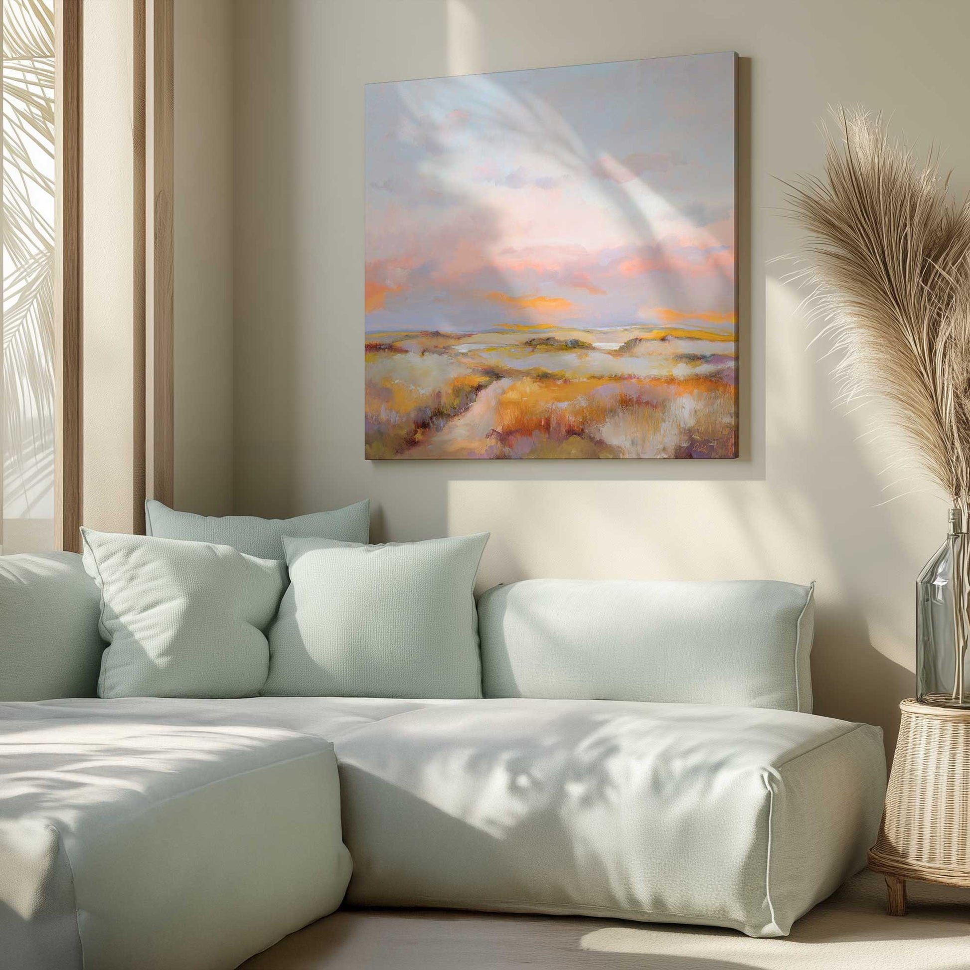 Picture of art in a room