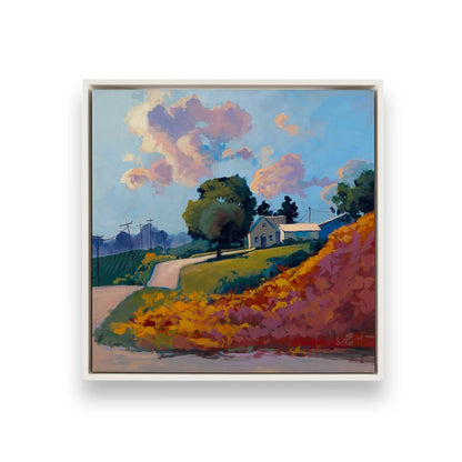 [Color:Opaque White], Picture of art in a White frame