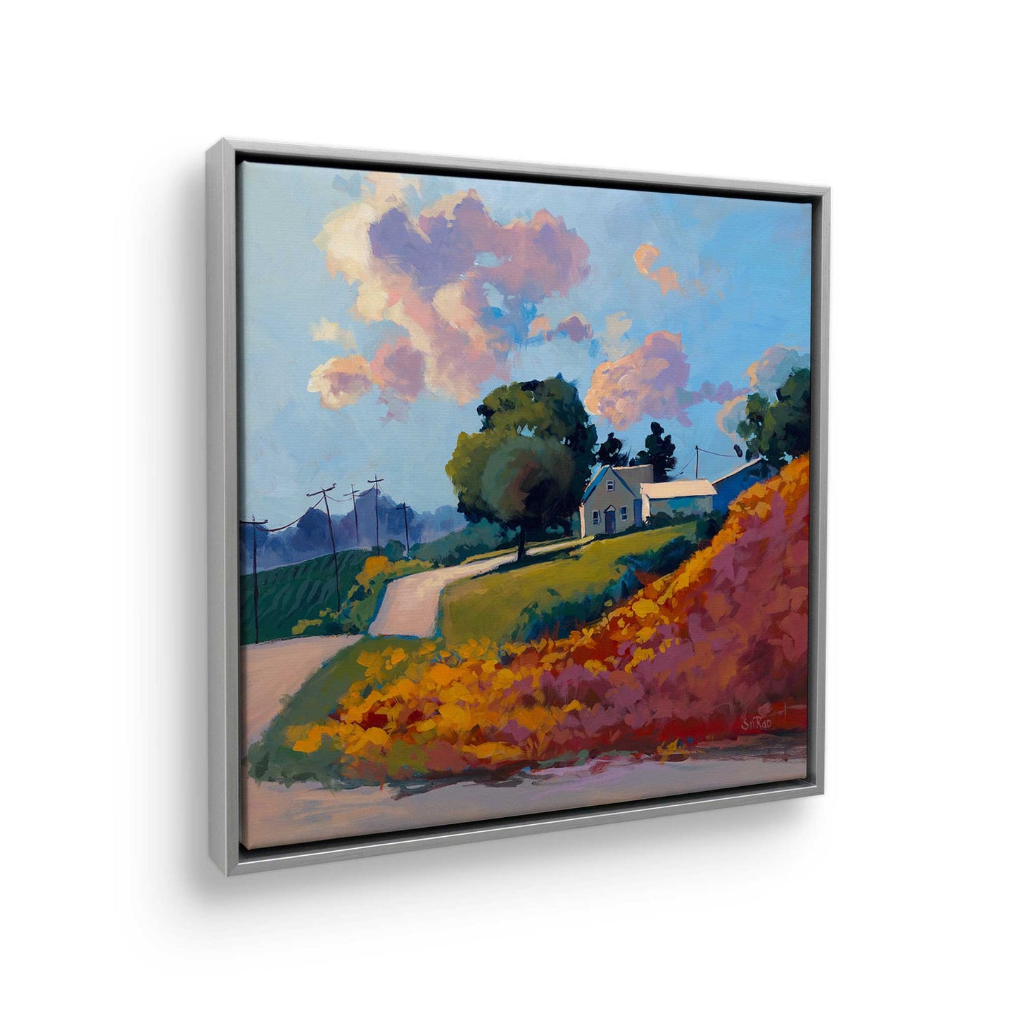 [Color:Polished Chrome], Picture of the corner of the art