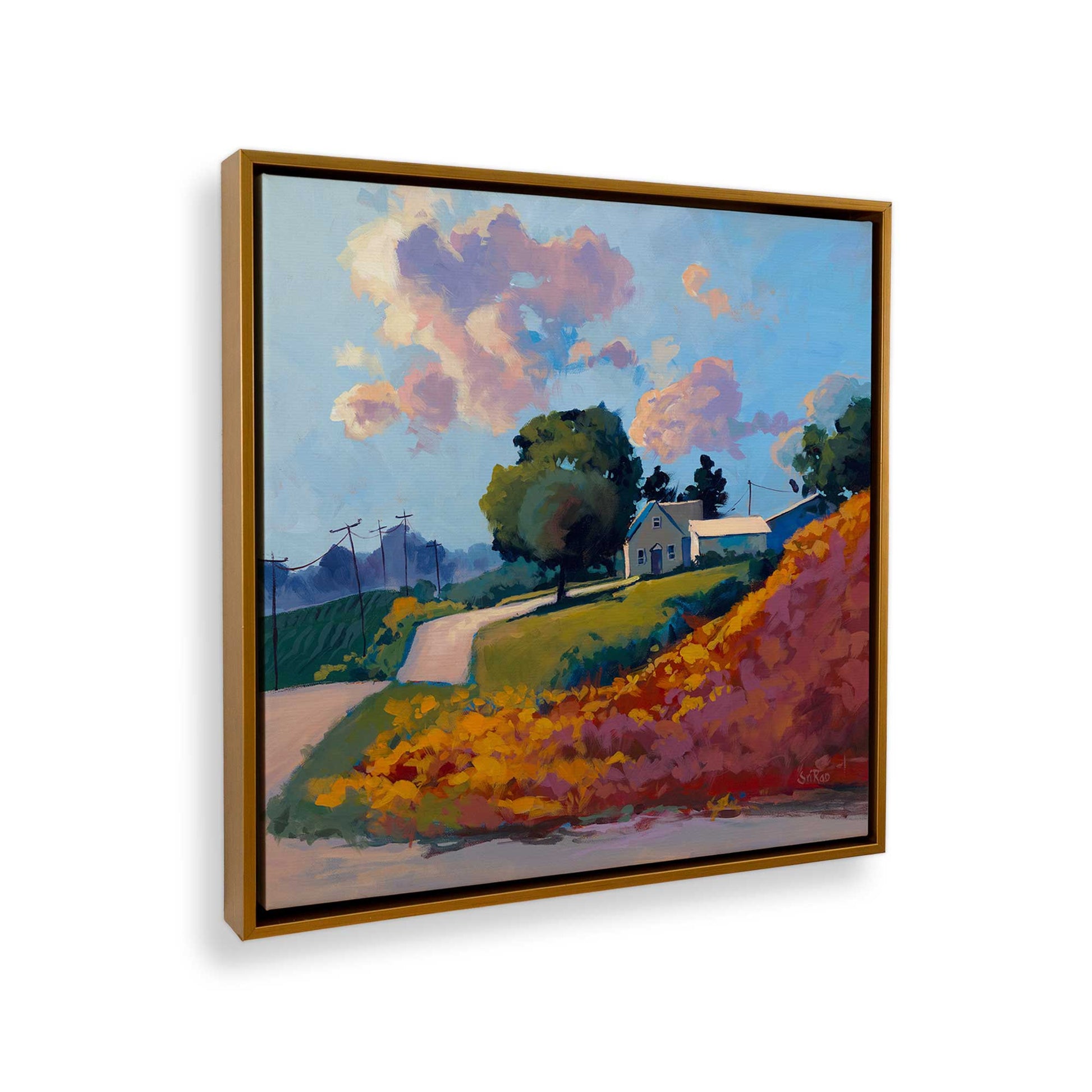 [Color:Polished Gold], Picture of the corner of the art