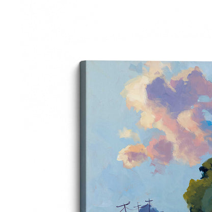 [Color:Stretched Canvas], Picture of the corner of the art