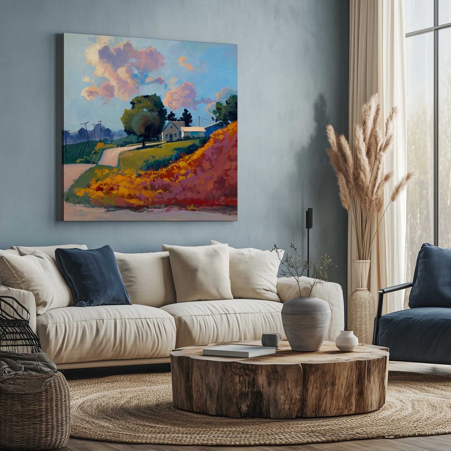 Picture of art in a room