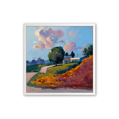 [Color:Opaque White], Picture of art in a Opaque White frame