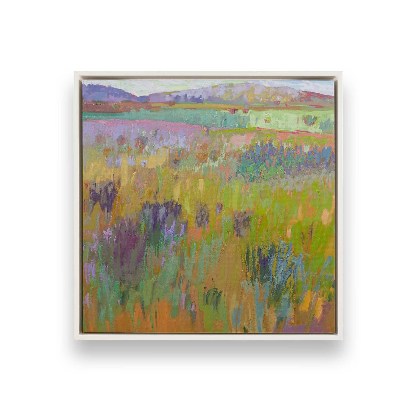 [Color:Opaque White], Picture of art in a White frame