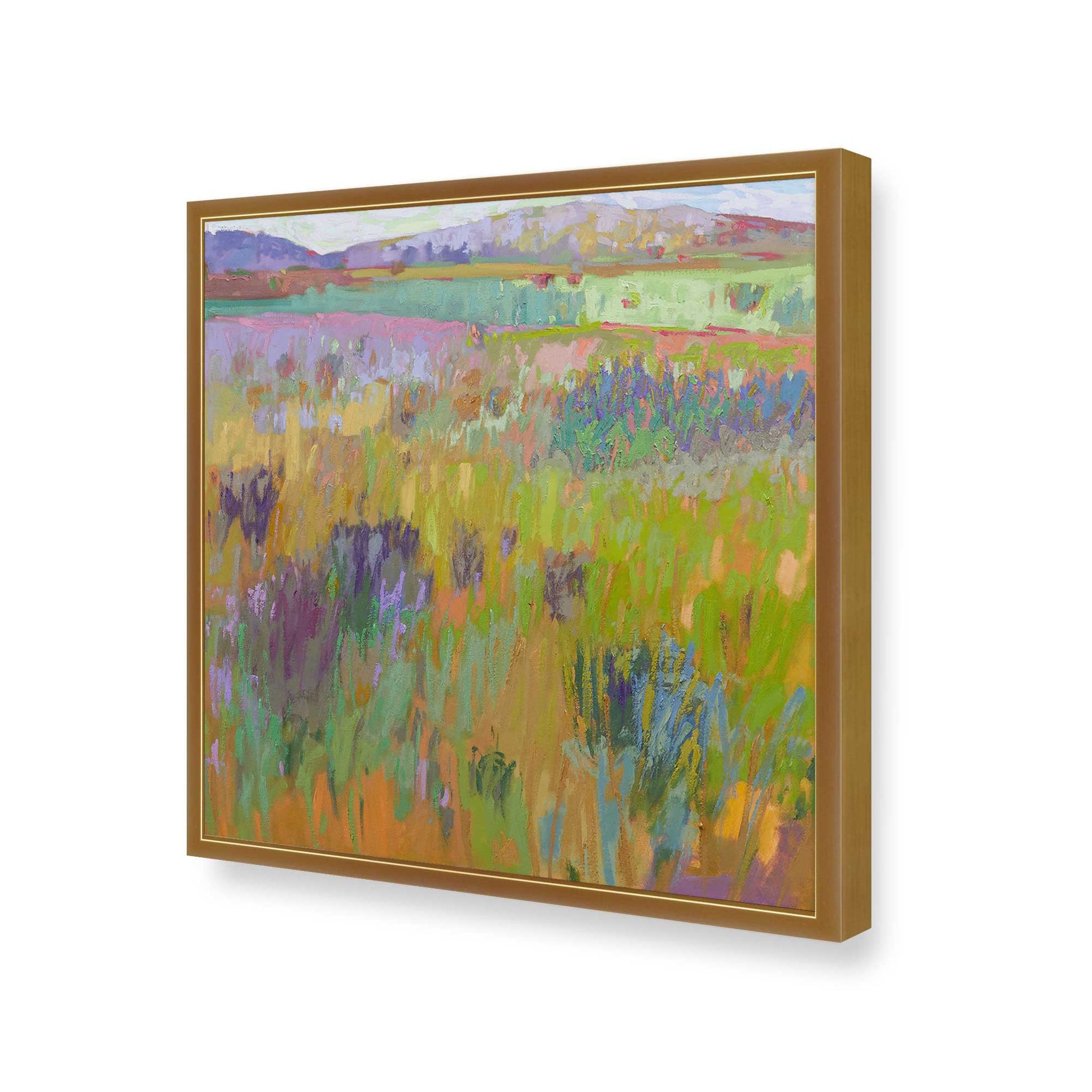 [Color:Polished Gold], Picture of art in a Polished Gold frame of the corner