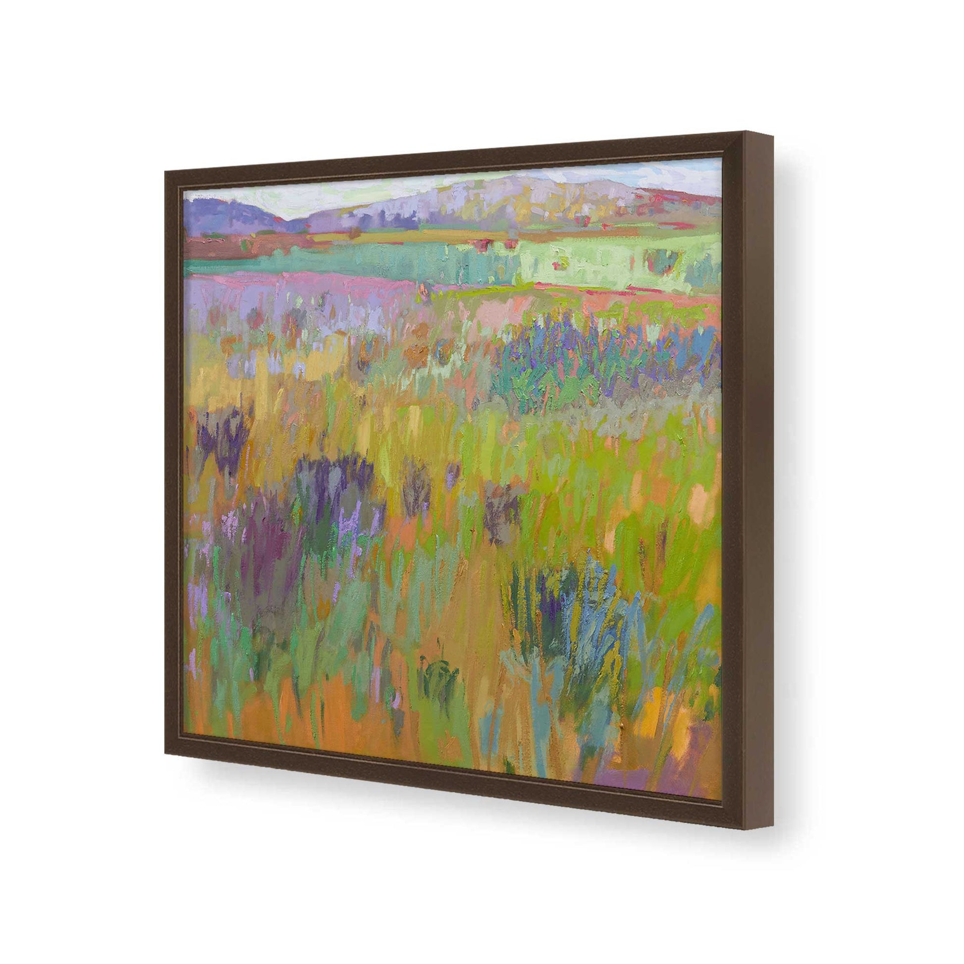 [Color:Espresso], Picture of art in a Espresso frame of the corner