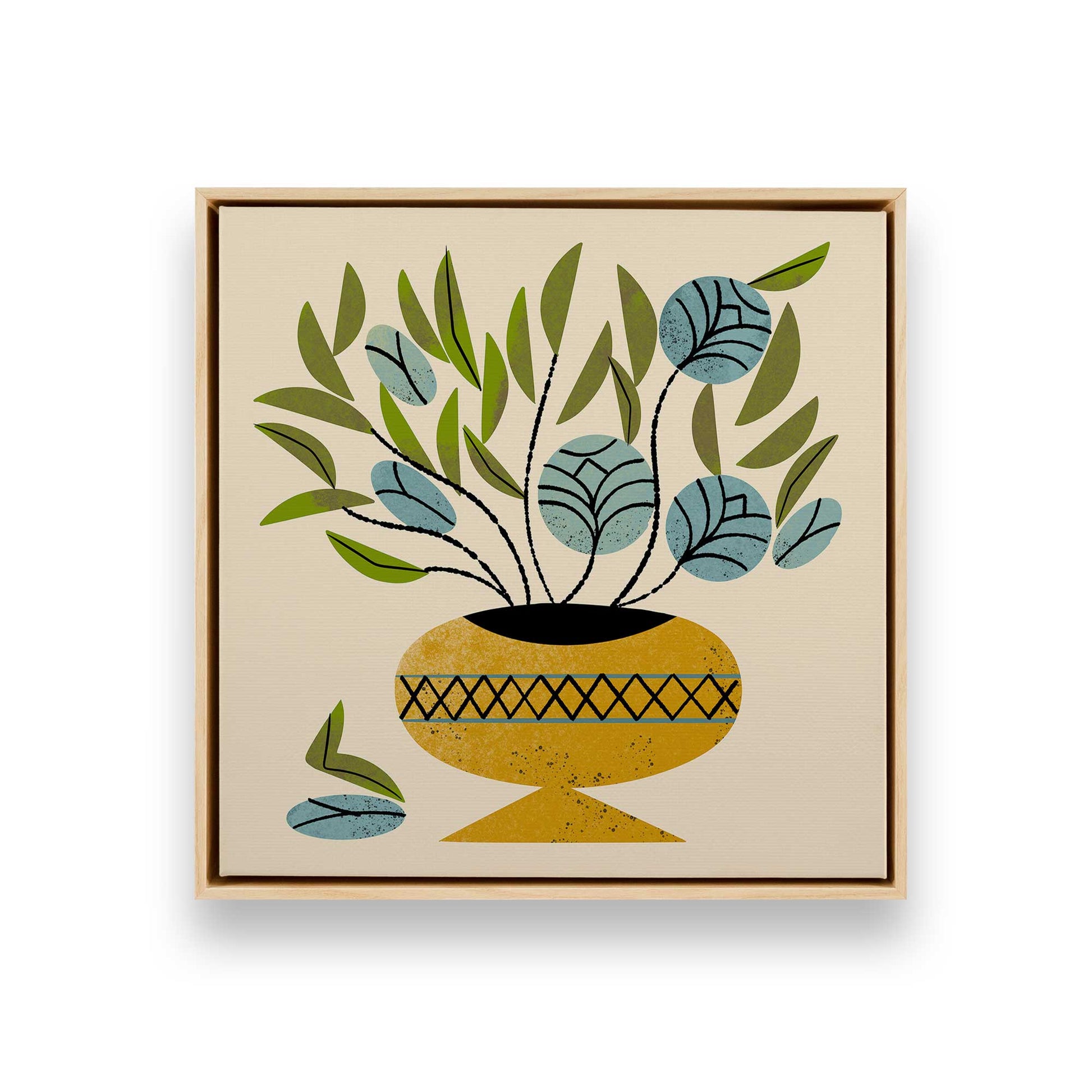 [Color:American Maple], Picture of art in a American Maple frame