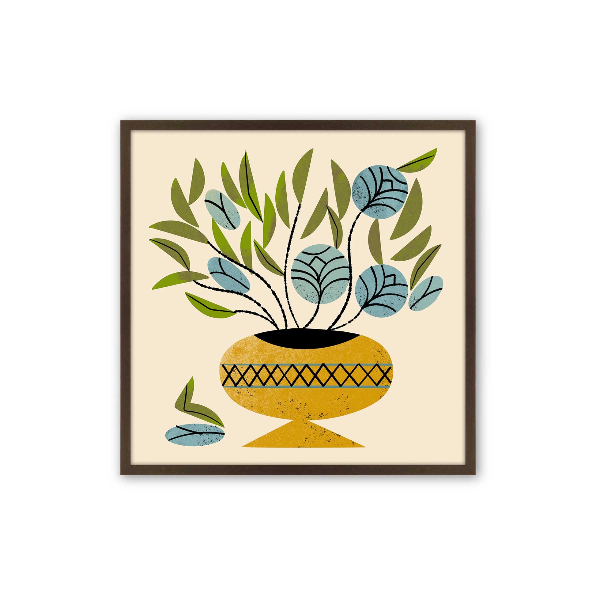 [Color:Espresso], Picture of art in a Espresso frame