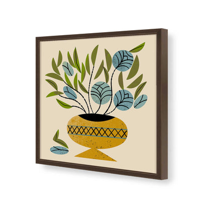 [Color:Espresso], Picture of art in a Espresso frame of the corner
