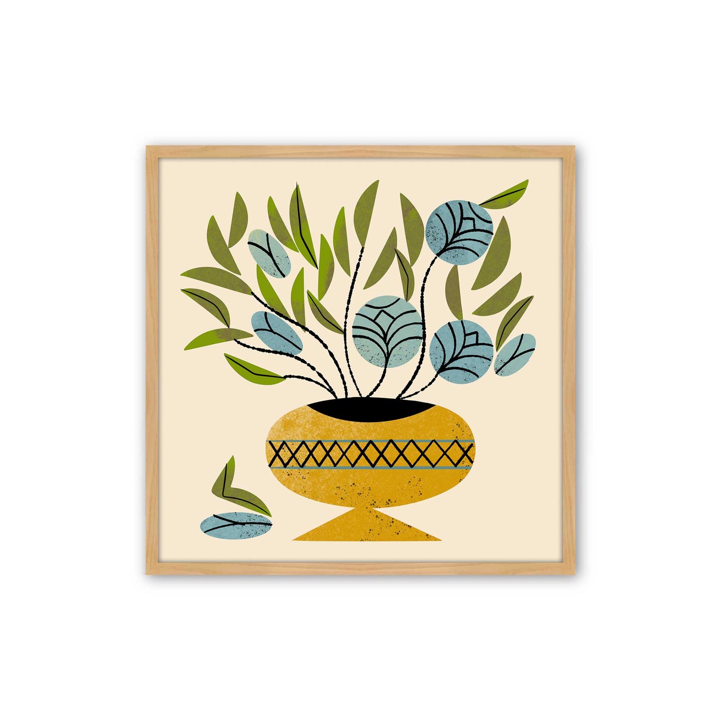[Color:American Maple], Picture of art in a American Maple frame