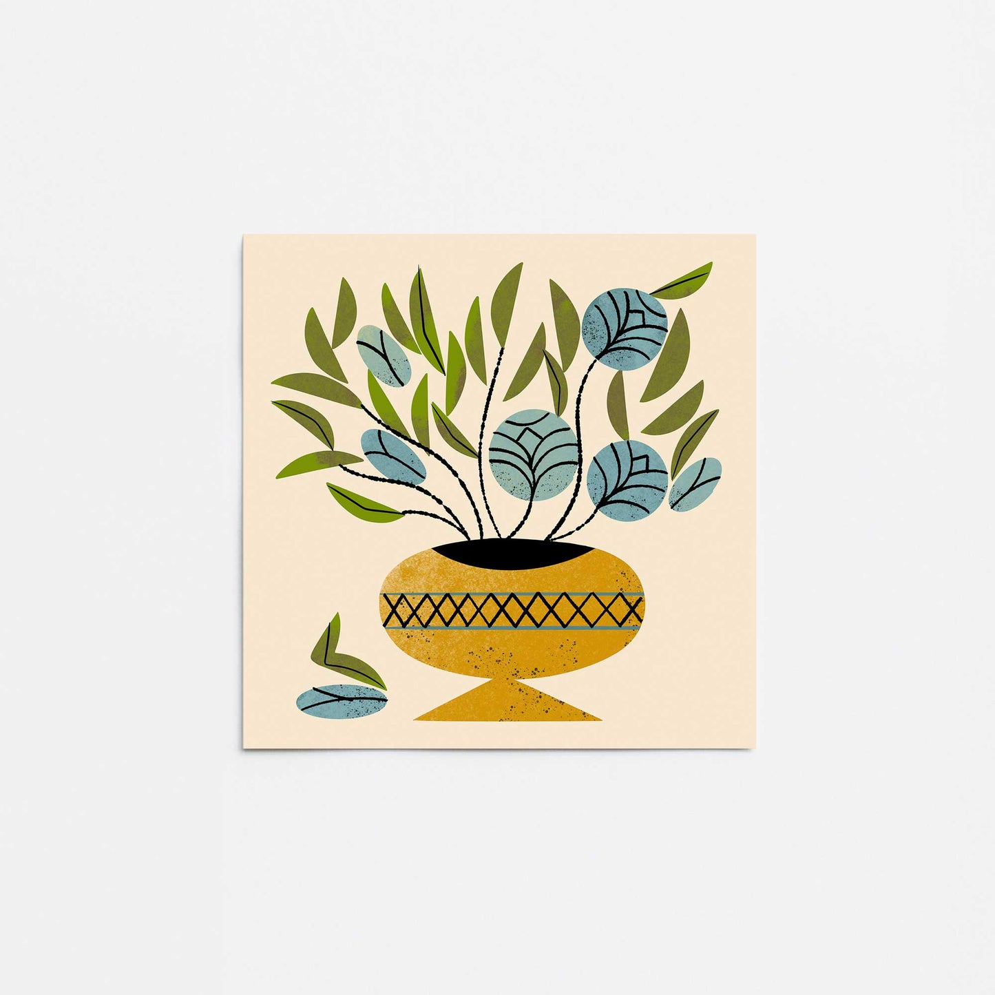 [Color:Rolled Print], Picture of close up of art