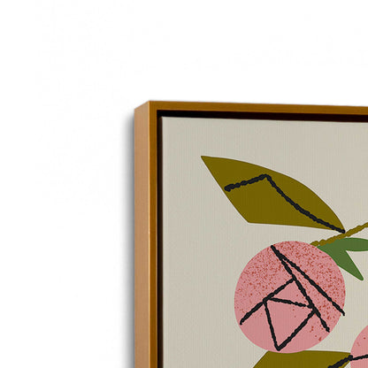 [Color:Polished Gold], Picture of art in a Polished Gold frame at an angle