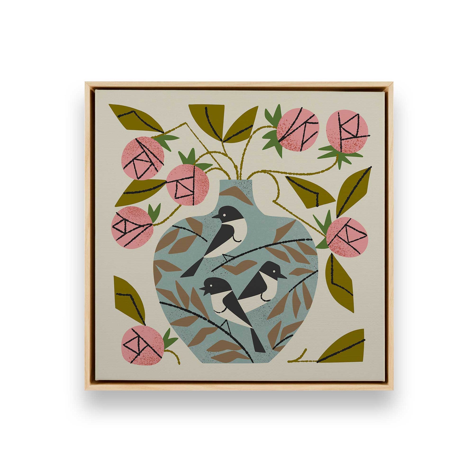 [Color:American Maple], Picture of art in a American Maple frame