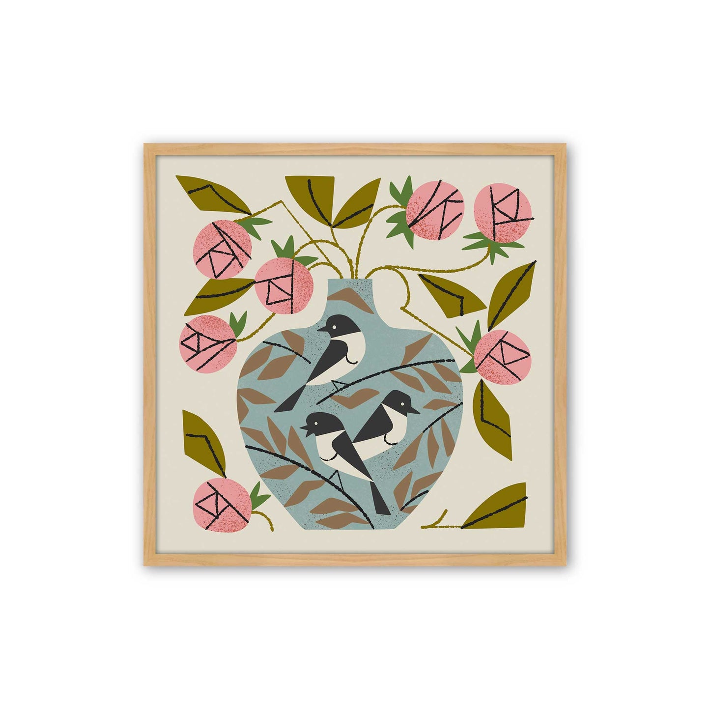[Color:American Maple], Picture of art in a American Maple frame