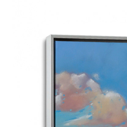 [Color:Polished Chrome], Picture of art in a Polished Chrome frame at an angle