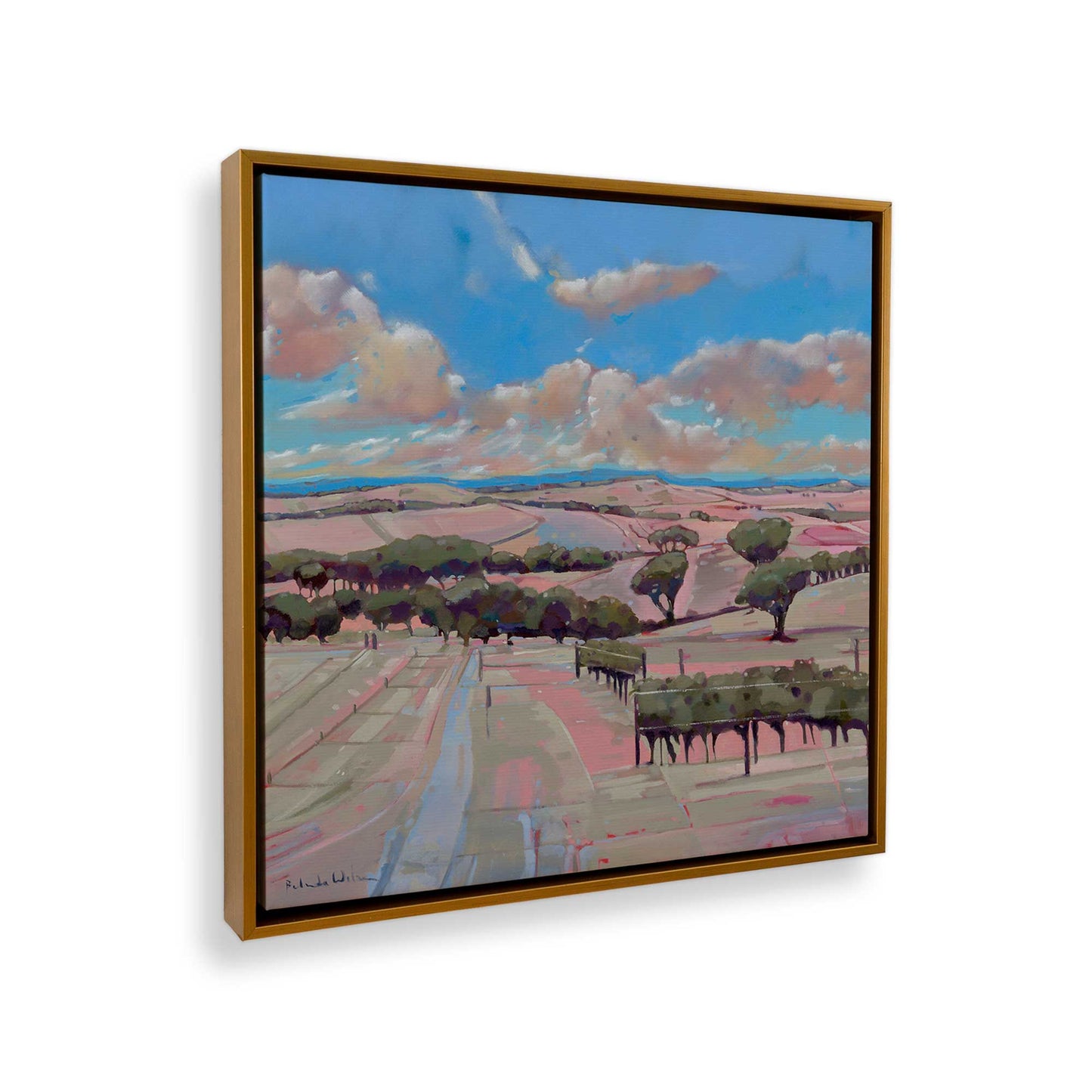 [Color:Polished Gold], Picture of the corner of the art