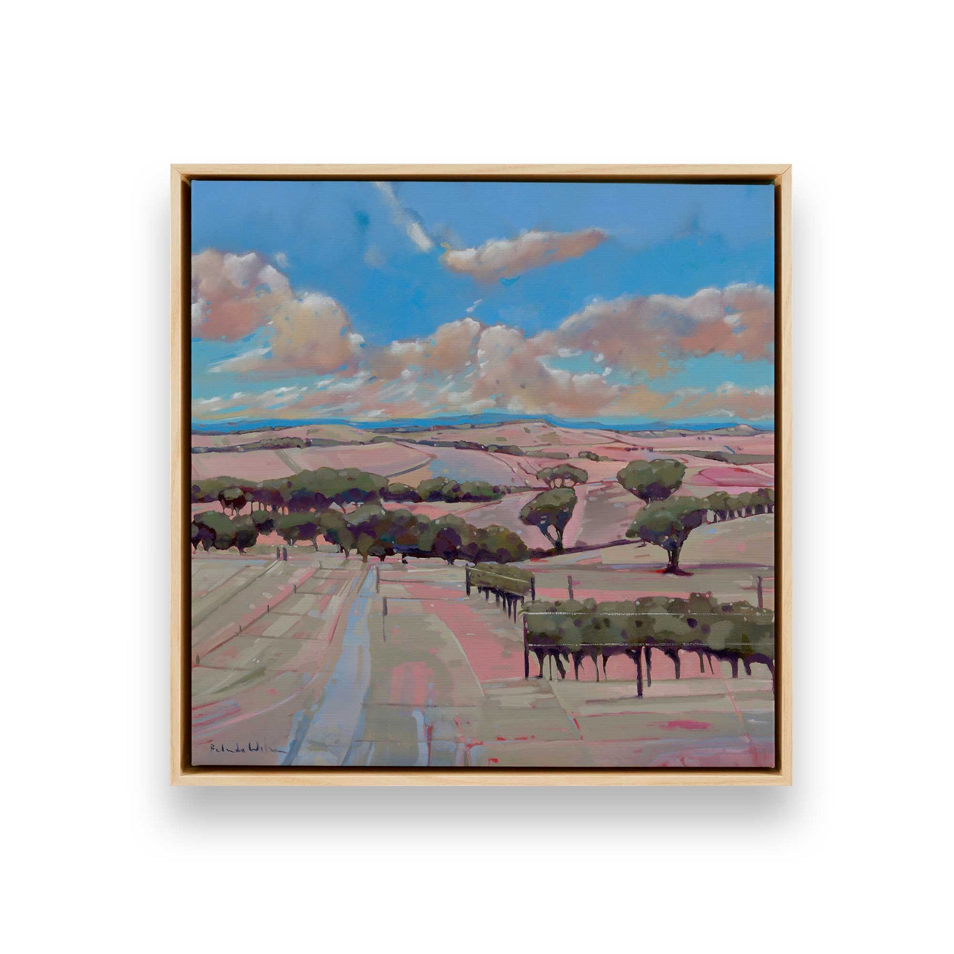 [Color:American Maple], Picture of art in a American Maple frame