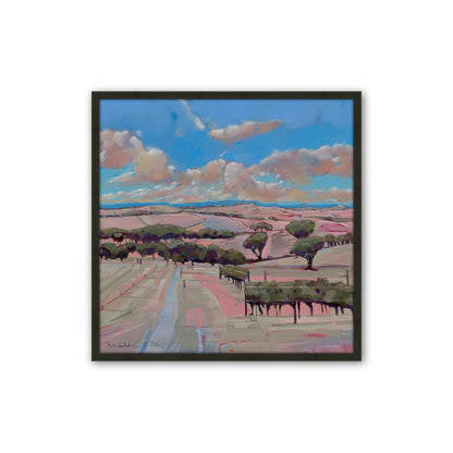 [Color:Satin Black], Picture of art in a Satin Black frame