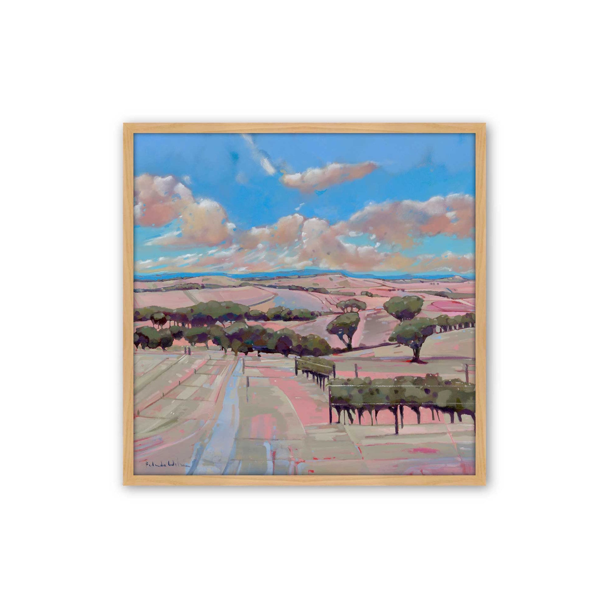[Color:American Maple], Picture of art in a American Maple frame