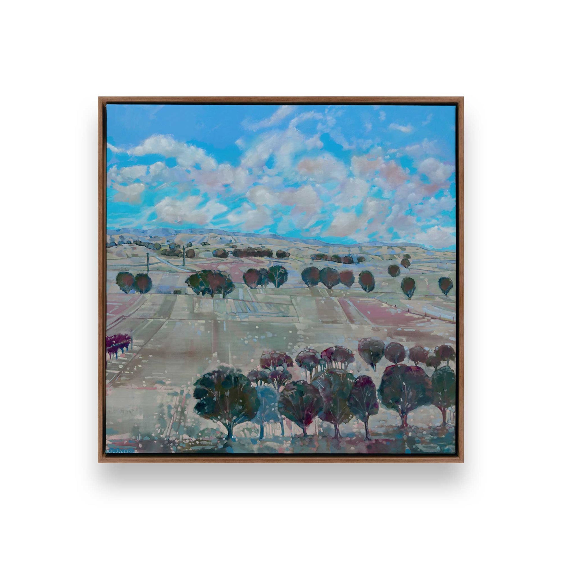 [Color:Walnut], Picture of art in a Walnut frame