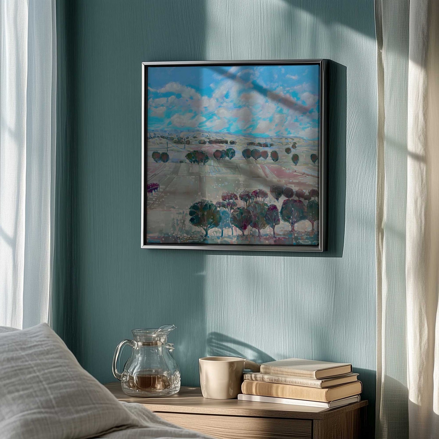 Picture of art in a room