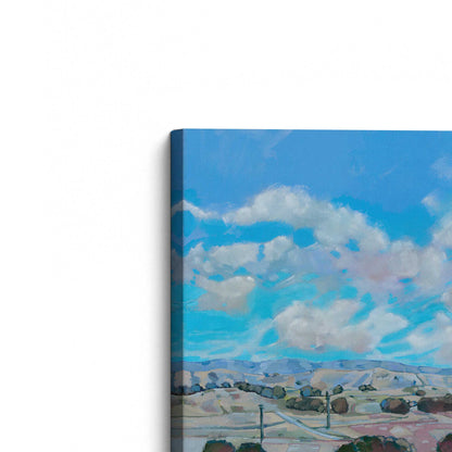[Color:Stretched Canvas], Picture of the corner of the art