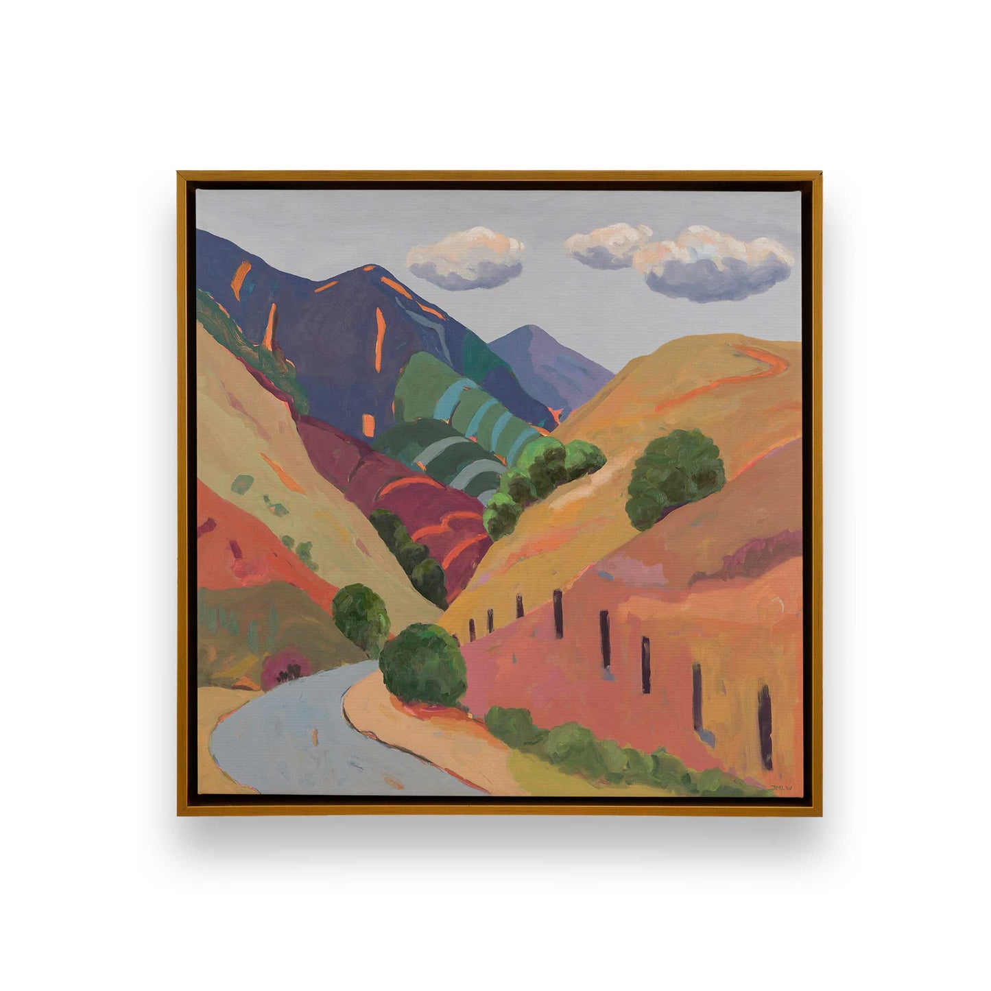 [Color:Polished Gold], Picture of art in a Polished Gold frame