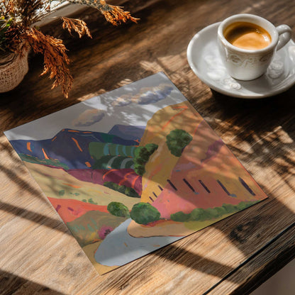 [Color:Rolled Print], Picture of close up of art