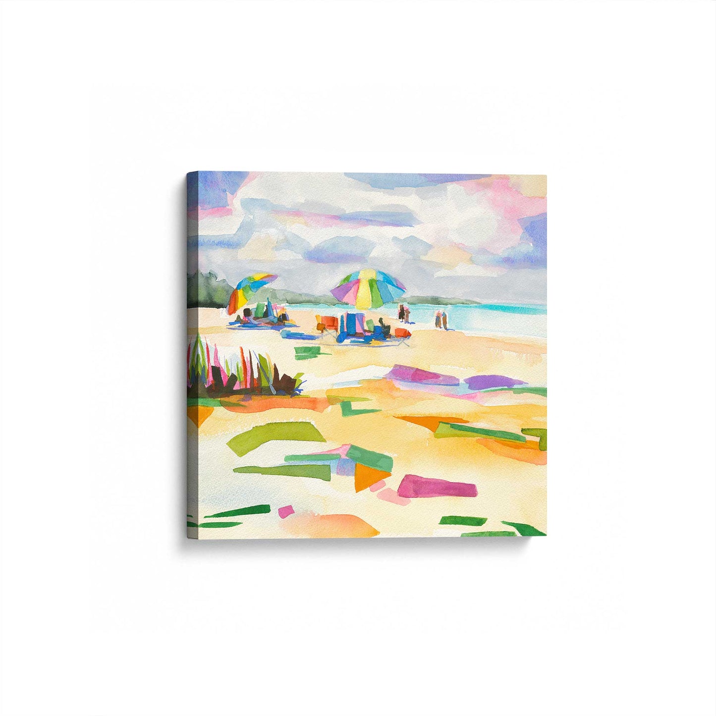 [Color:Stretched Canvas], Picture of art at an angle