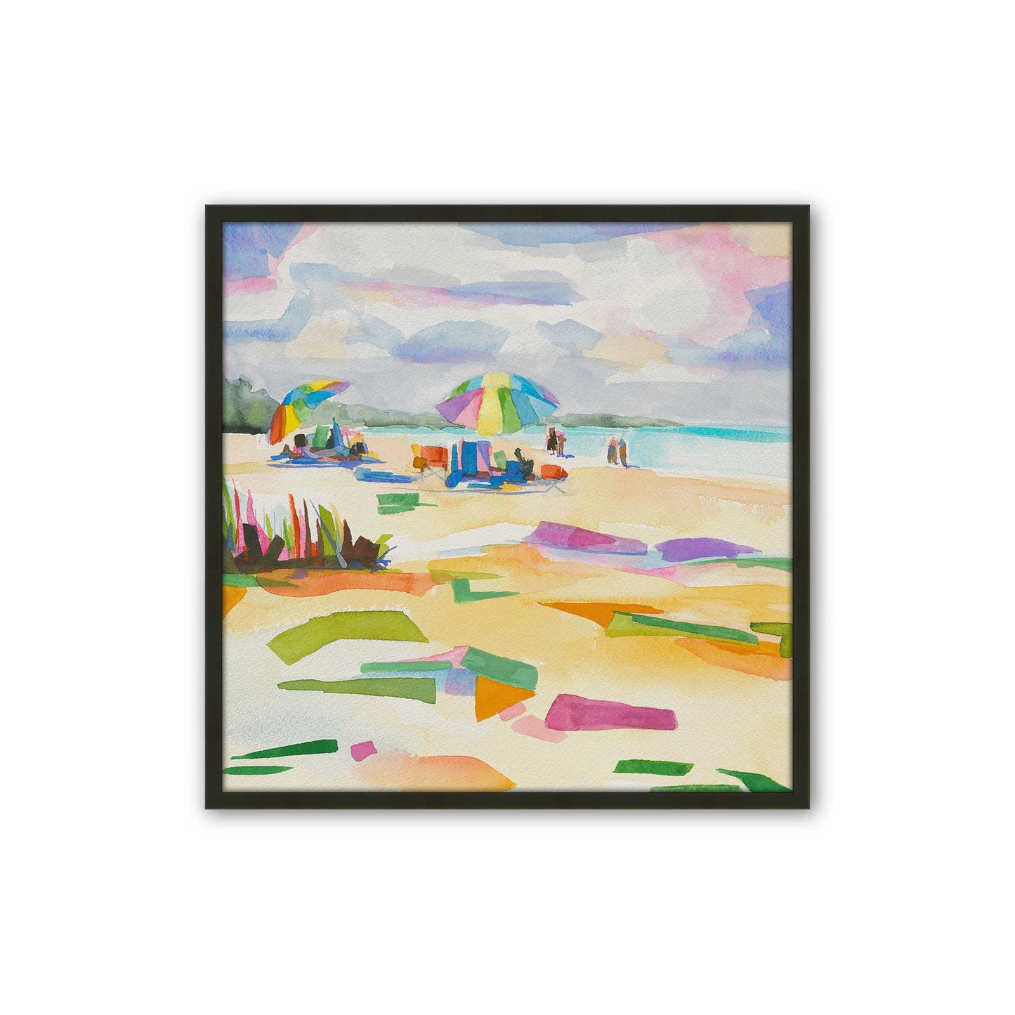 [Color:Satin Black], Picture of art in a Satin Black frame