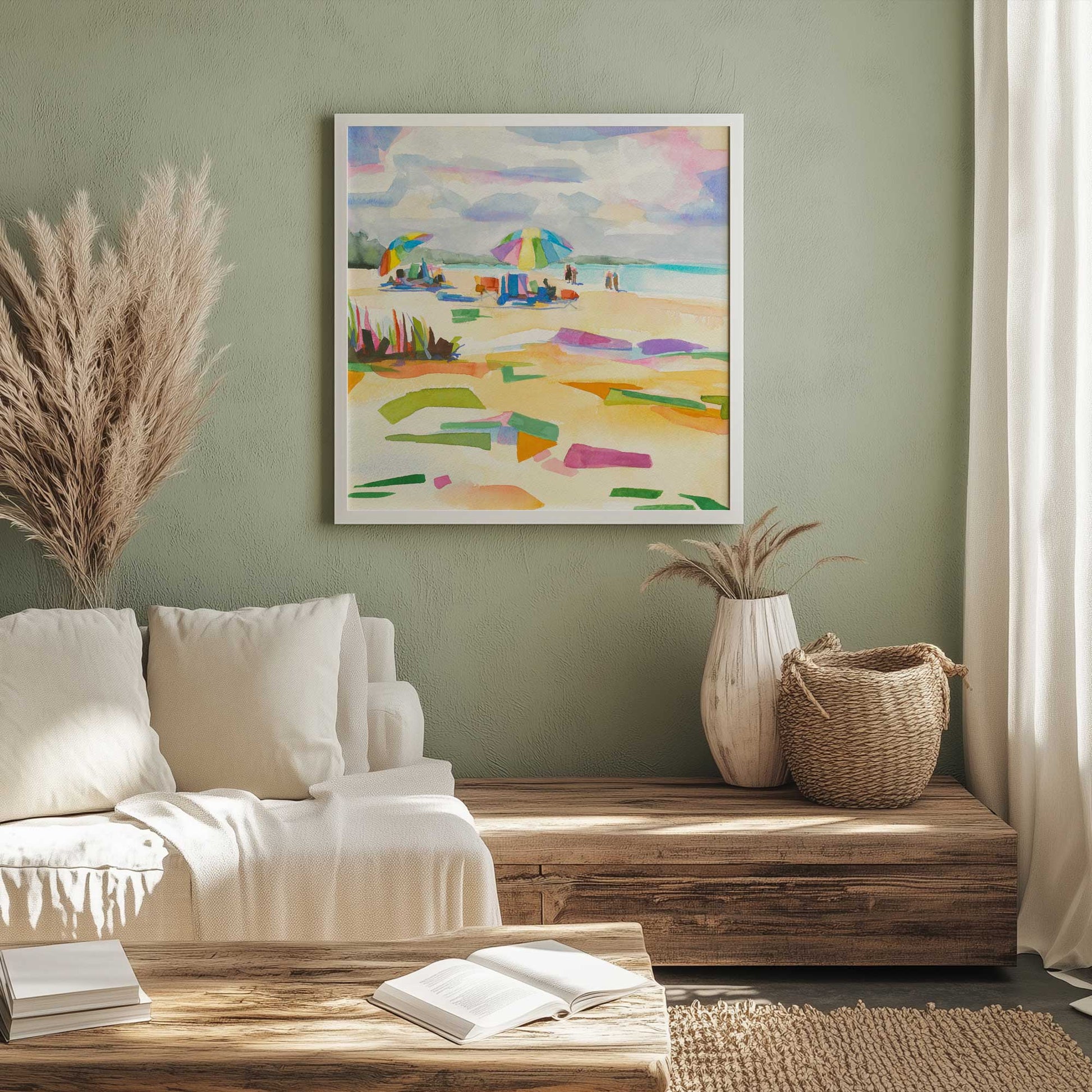 Picture of art in a room