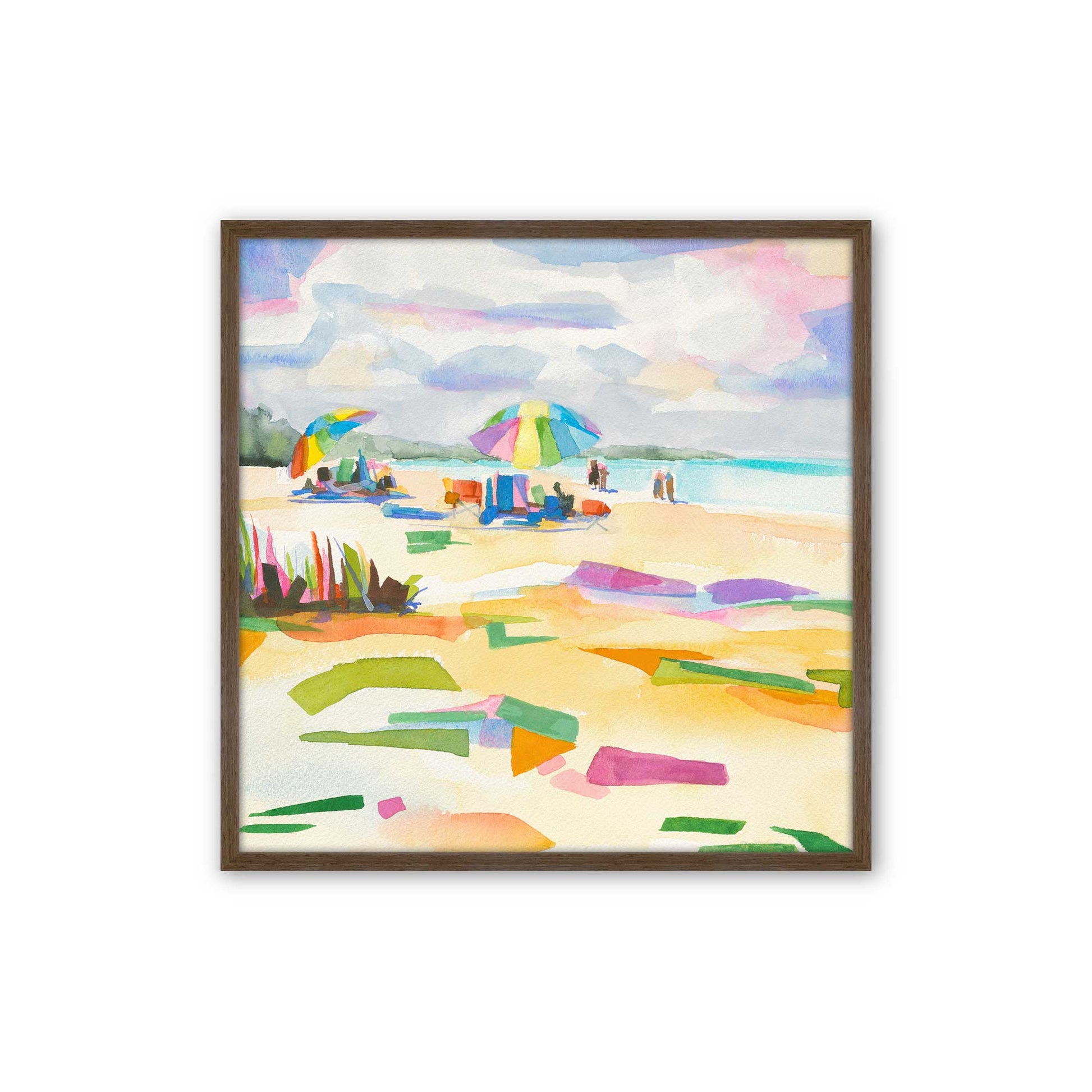 [Color:Walnut], Picture of art in a Walnut frame