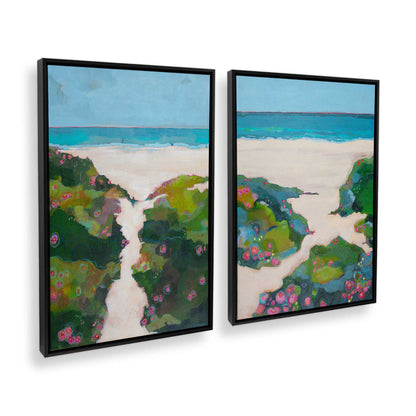 [Color:Satin Black], Picture of art in a Satin Black frame at an angle