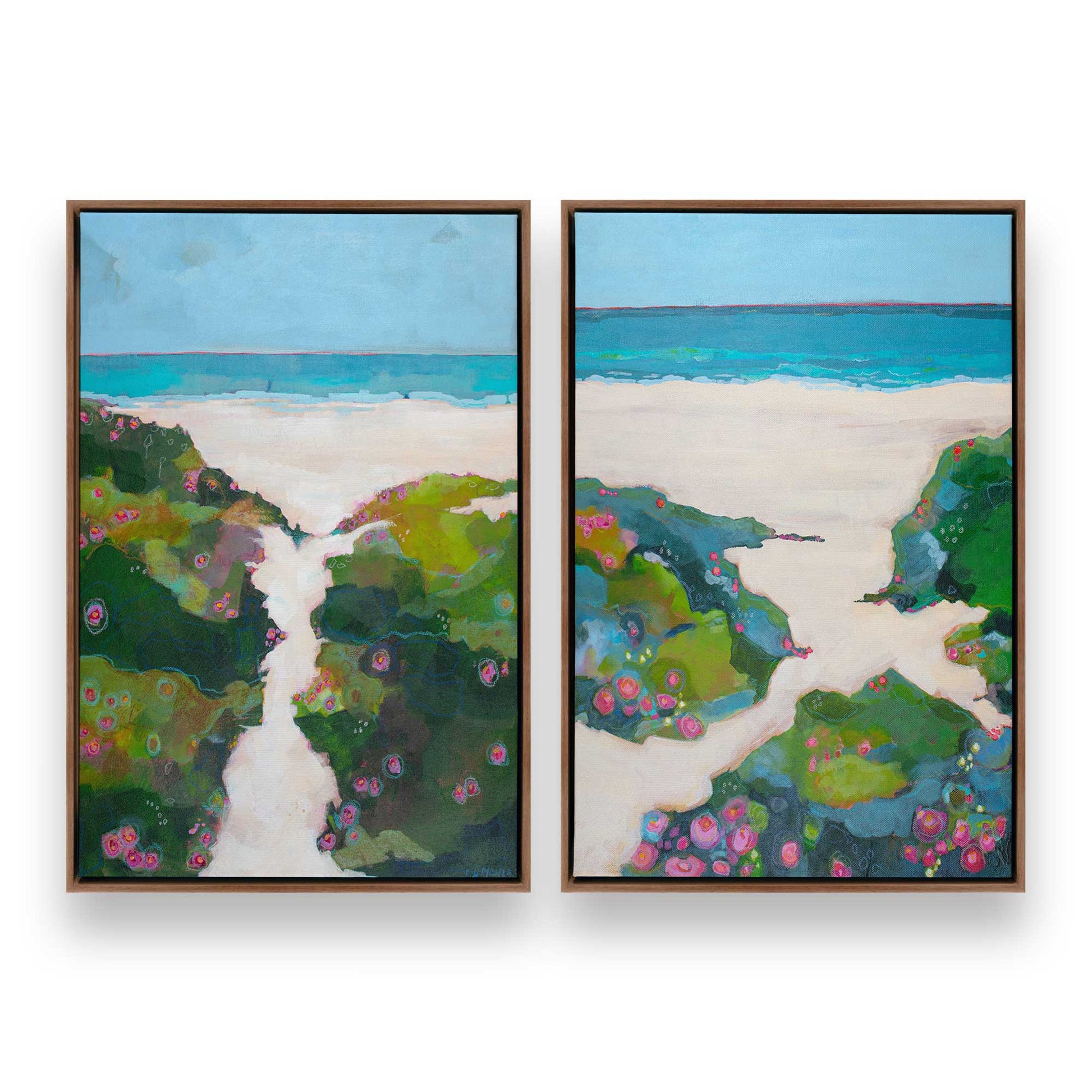 [Color:Walnut], Picture of art in a Walnut frame